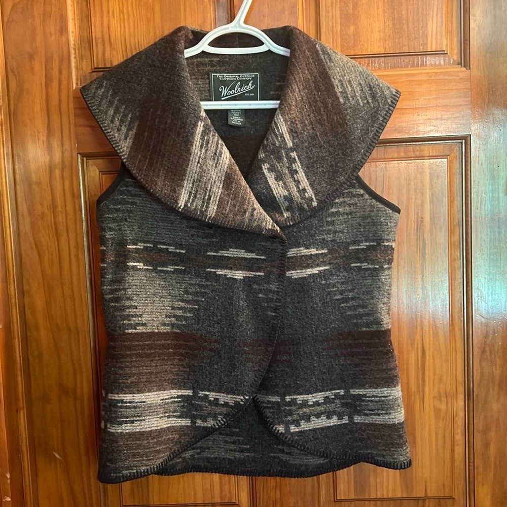 Woolrich Woven Wool Vest